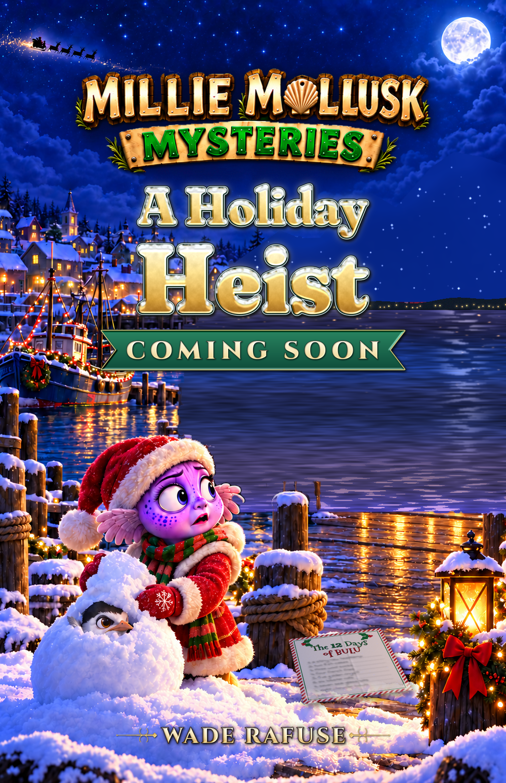 Millie Mollusk Mysteries Book 7.3, A Holiday Heist, coming soon
